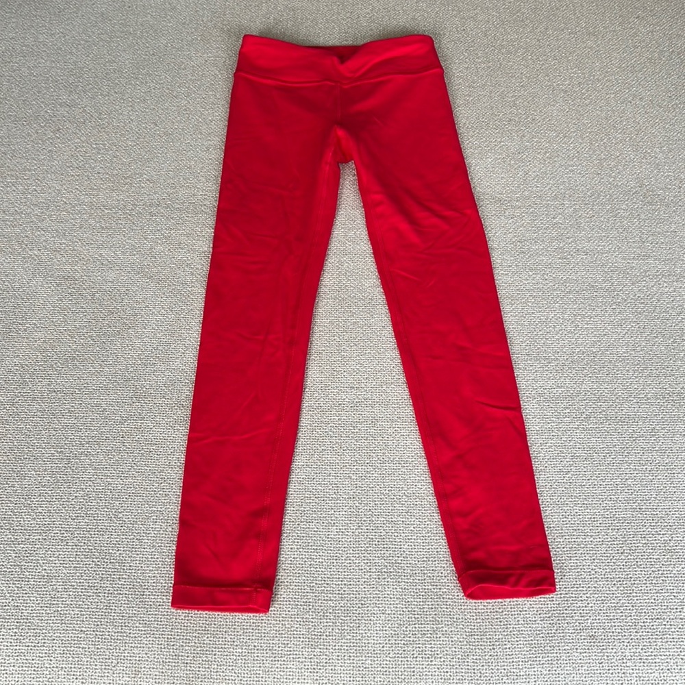 Athleta Girl red leggings